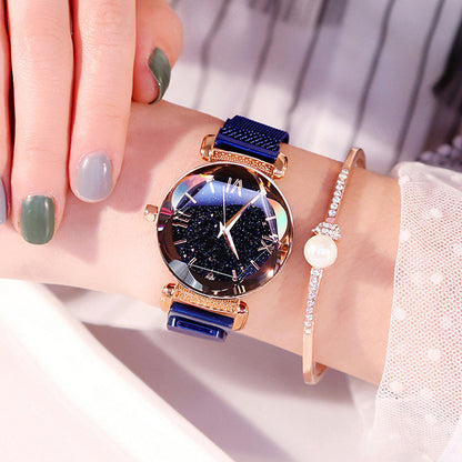 Star watch steel belt watch ladies casual watch Jewelry DealSniper.net blue