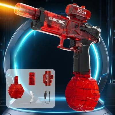 Fire Rat Electric Water Pistol Cool Light Full Automatic Water Spray Kids dealsniper-net Light Version Red