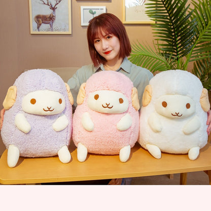 Cute Sitting Little Sheep Doll Plush Toy Kids DealSniper.net