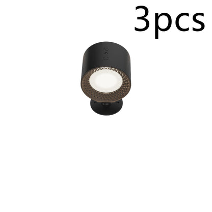 Double-sided Luminous Magnetic Wall Lamp Home Decor dealsniper-net 4.5W Three Color Temperature 3pcs