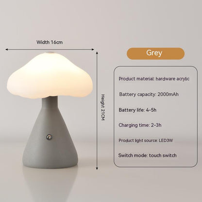 Creative Touch Charging Lamp Atmosphere Home Decor Gym From House Gray