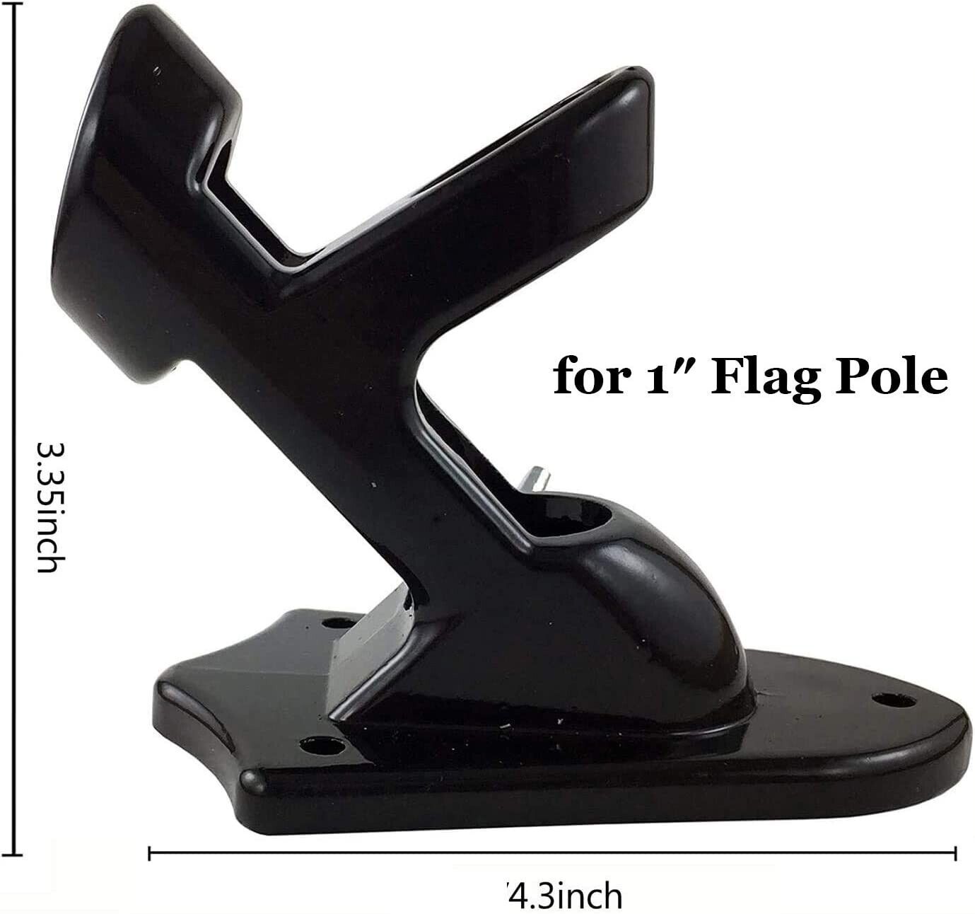 Wall Mounted Flag Pole Holder-Two-Position Mounting Bracket With Hardwares Home dealsniper-net