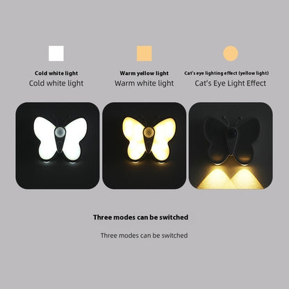 Charging Smart Magnetic Led Human Body Small Induction Night Lamp Home Decor Gym From House White Rechargeable
