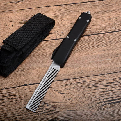 Microtechnology UT85 Items Of EDC Straight Comb Accessories With Injured Teeth Men DealSniper.net Black