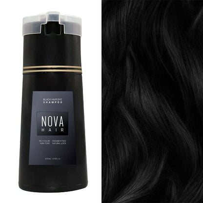 Hair Dyeing Hair Care Shampoo Natural Fast White Hair Dyed Beauty dealsniper-net A Black 200ml 1PCS