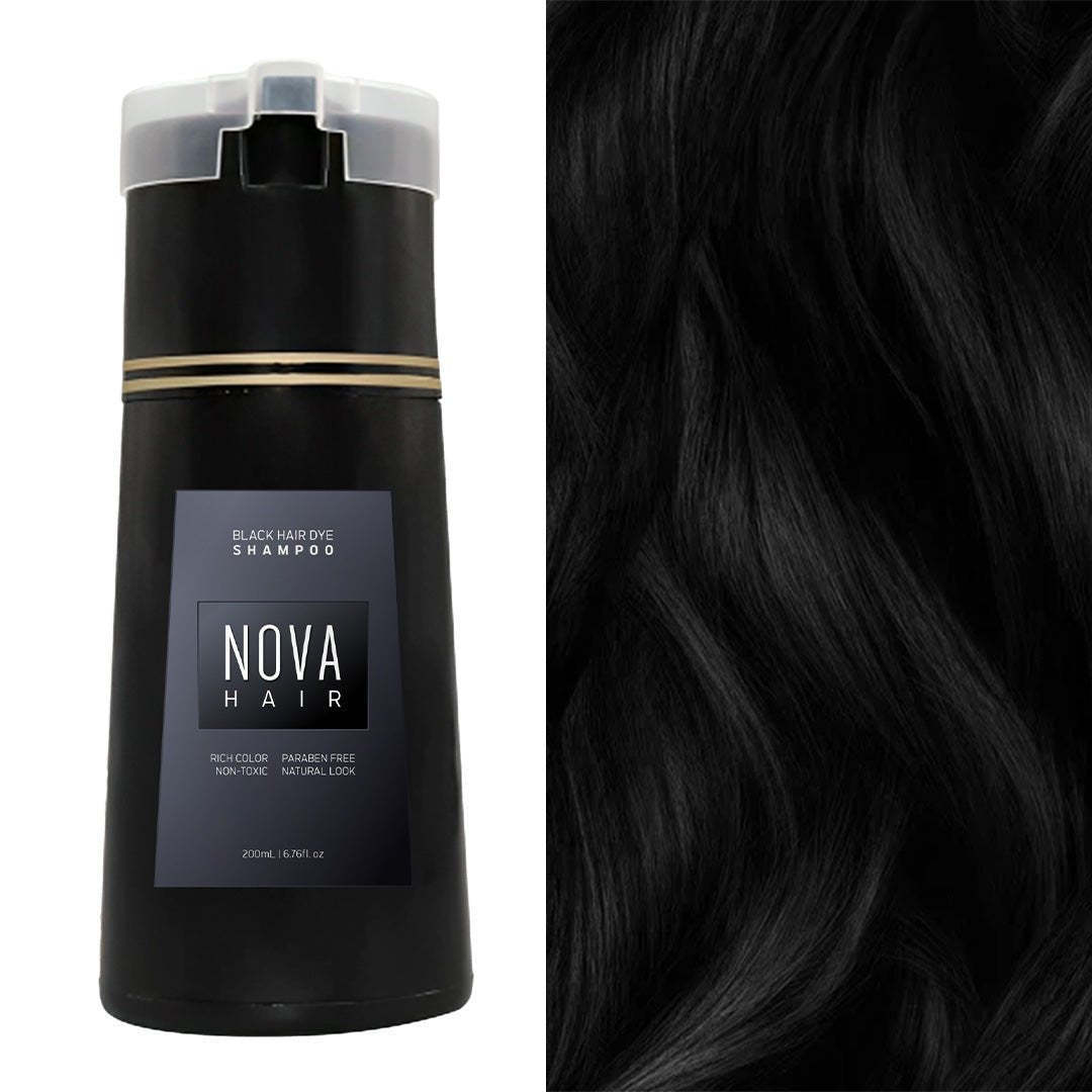 Hair Dyeing Hair Care Shampoo Natural Fast White Hair Dyed Beauty DealSniper.net A Black 200ml 1PCS