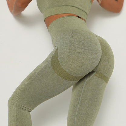 Fitness Yoga Pants Butt Lifting Seamless Leggings Women Gym Sports Gym From House Army green L