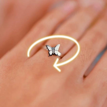 Finger Spinner Rings Fidget Anxiety Ring For Women Relieving Deals DealSniper.net E