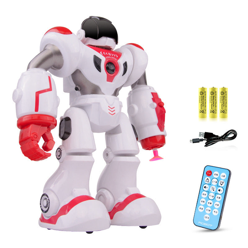 Remote Control Toy Smart Robot Electric Dancing Toy Kids dealsniper-net RedA