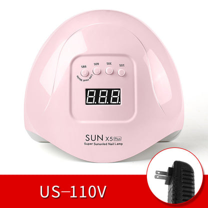 Quick Dry Nail Phototherapy Machine Beauty dealsniper-net Pink2 US