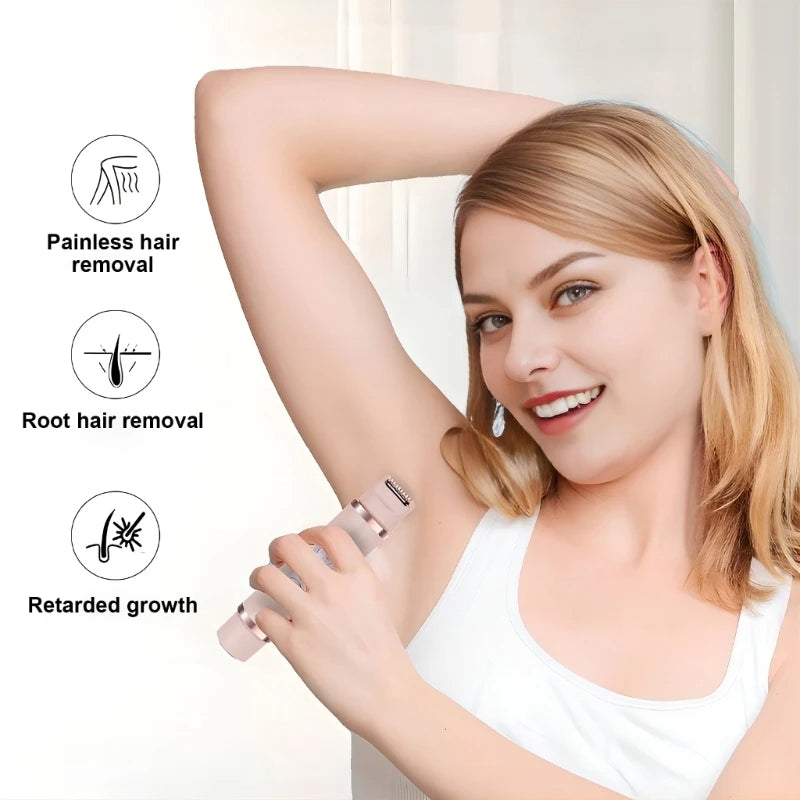Dual-Head Electric Shaver Painless Women's Epilator Beauty Gym From House