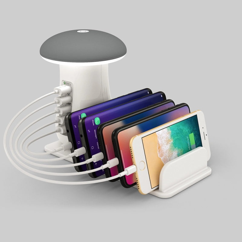 2 In 1 Multifunction Mushroom Lamp LED Lamp Holder Electronics DealSniper.net