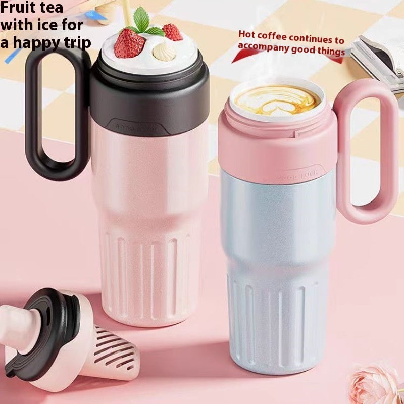 780ml Gradient Double Drink Thermal Cup Stainless Steel Kitchen Gym From House