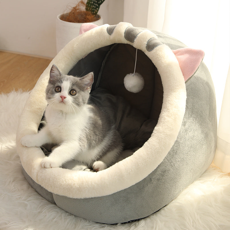 Cat litter four seasons universal cat house villa home Pets dealsniper-net Grey Ordinary L