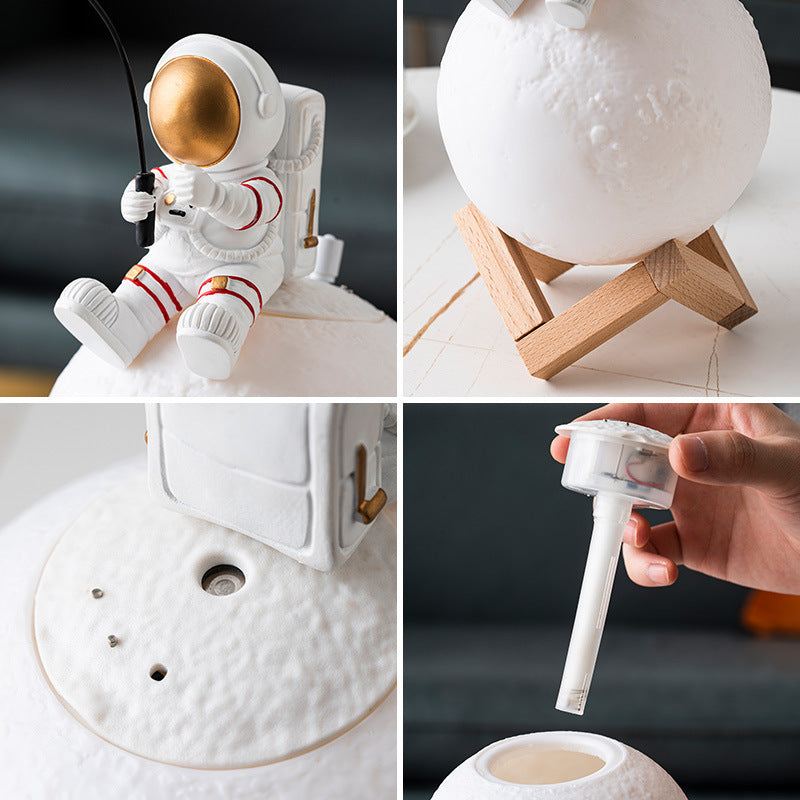 Astronaut Figurines Home Decoration Resin Space Night Light Home Decor dealsniper-net