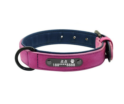 Dog Tag Identity Card Customization Pets DealSniper.net Purple L