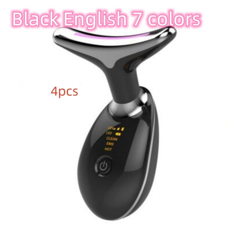 Beauty Neck Fade Care Massage Instrument Beauty DealSniper.net Black English4pcs