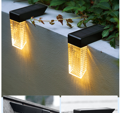 LED Solar Stairs Lights Outdoor Lighting Waterproof Step