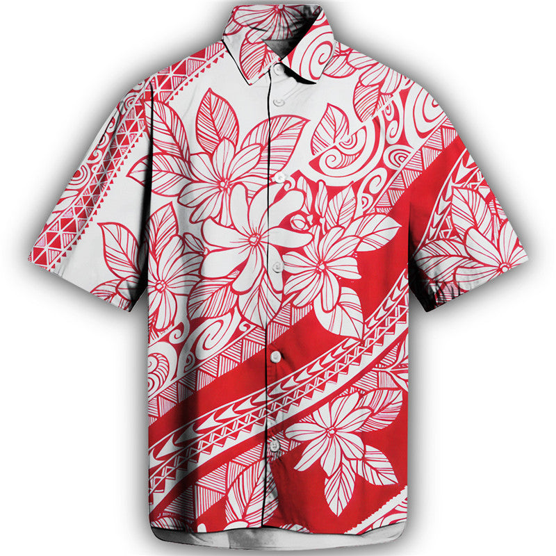 3D Personalized Printing T-shirt Summer Loose Short Sleeve Lapel Men DealSniper.net
