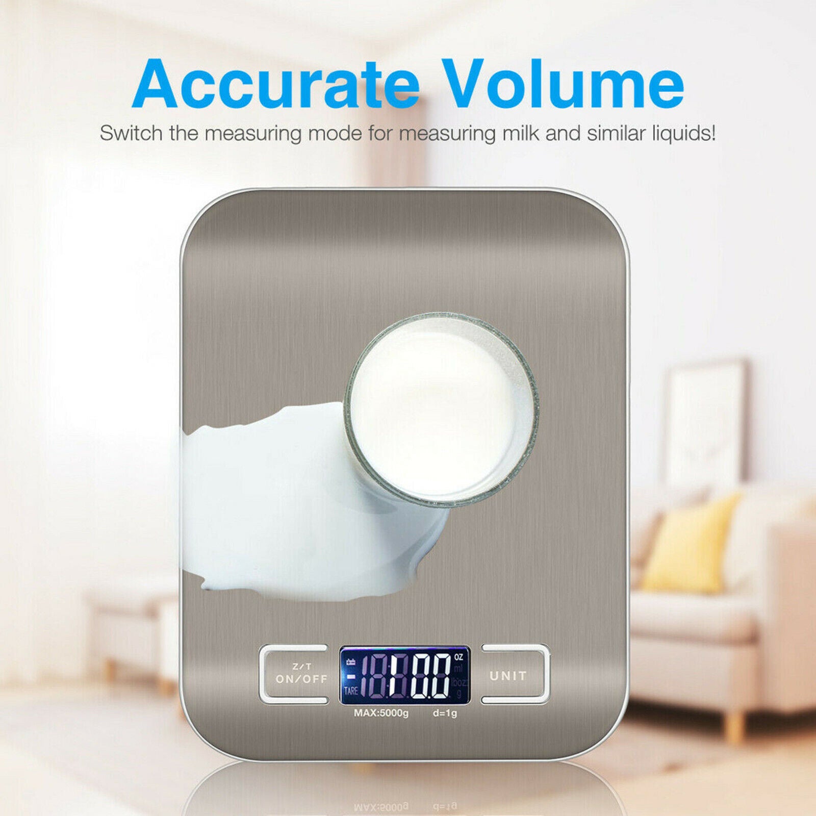 Digital Electronic Kitchen Food Diet Postal Scale Weight Balance Kitchen dealsniper-net Silver