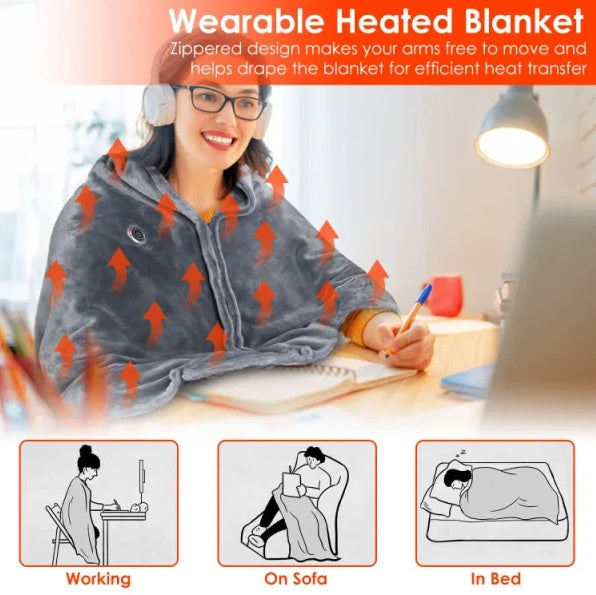 59 Plus 31in USB Heated Blanket Electric Heated Blanket Health Gym From House