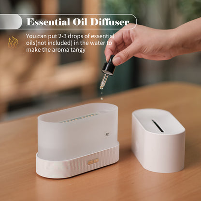 Aroma Diffuser With Flame Light Mist Humidifier Aromatherapy Diffuserr