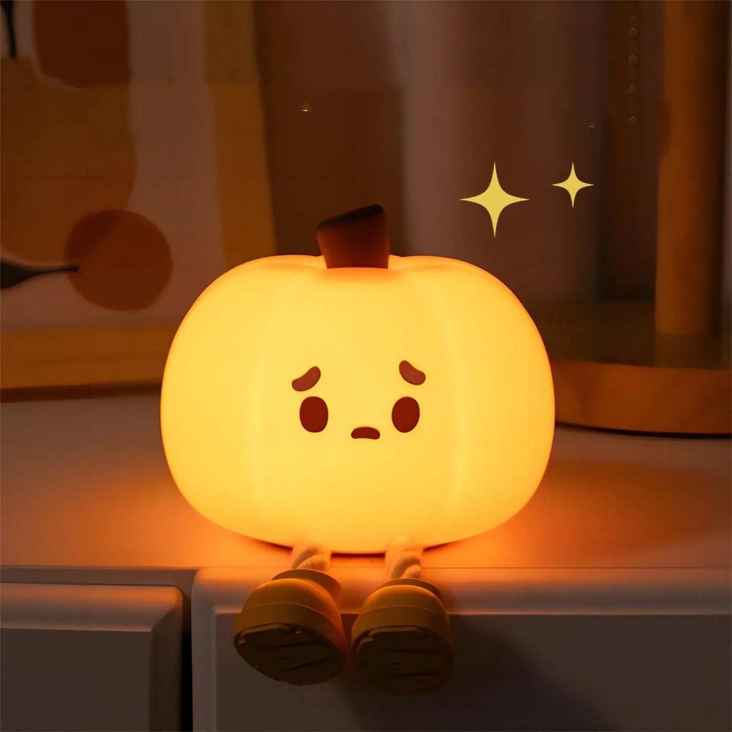 Home Decor Halloween Pumpkin Night Light Dimmable