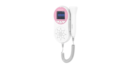 Pocket Fetal Doppler Digits Curve Display Pregnancy Baby Heart Rate Monitor,3Mhz Pink Electronics dealsniper-net