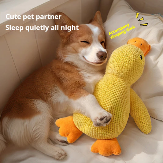 Pet Plush Toy Dog Calming Duck Stuffed Duck Toys Chew Pets Gym From House