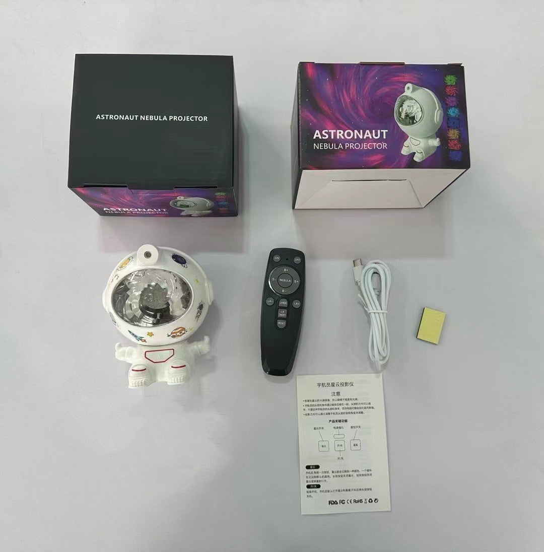 New Aurora Astronaut Nebula Decorative Vortex Projector Gadgets Gym From House 5VUSB Remote Control DIY Sitting Style