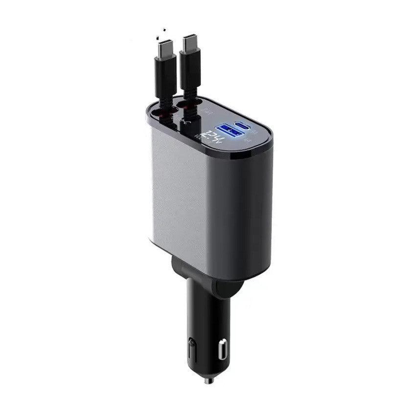 Metal Car Charger 100W Super Fast Charging Car Cigarette Vehicle DealSniper.net