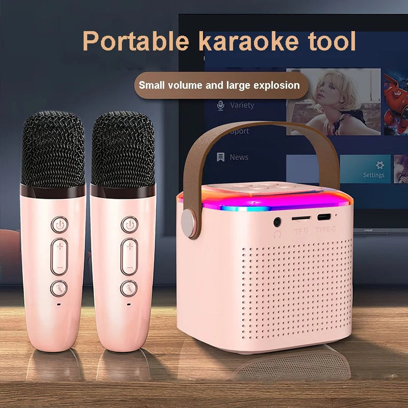 Microphone Karaoke Machine Bluetooth Speaker