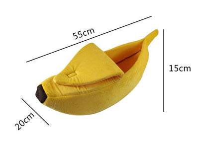 Pet House Dog Bed Banana Shape Dog House Cute Pet