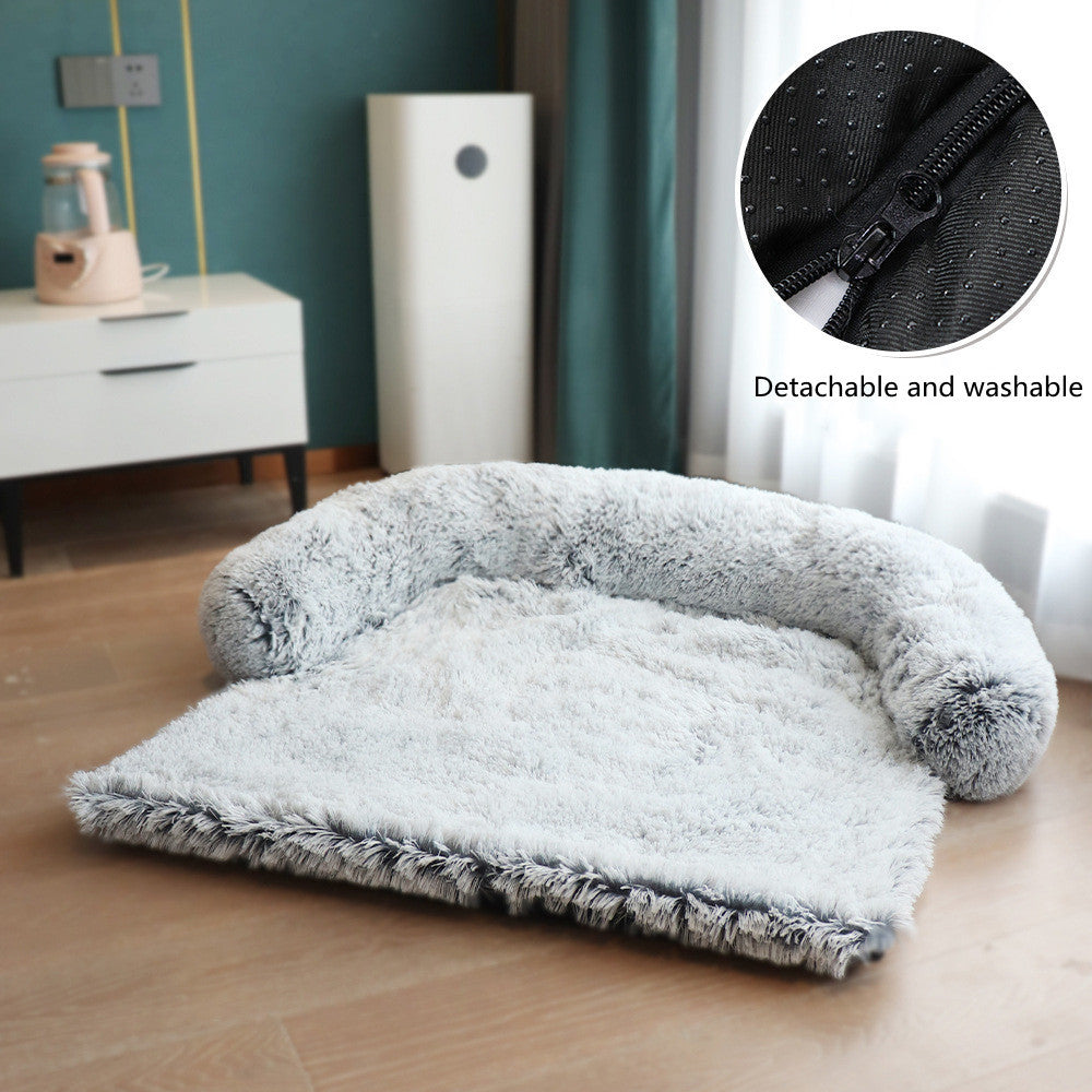 Removable Pet Dog Mat Sofa Dog Bed Soft Pad Blanket Cushion Pets dealsniper-net