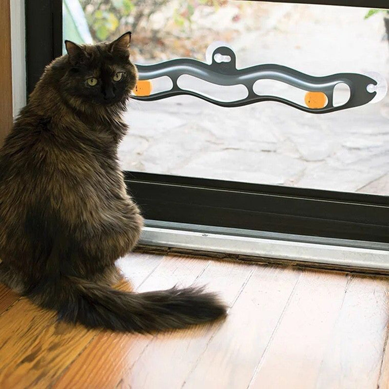 Windowsill Pets Toy Cat Track Ball Pet Products Pets DealSniper.net