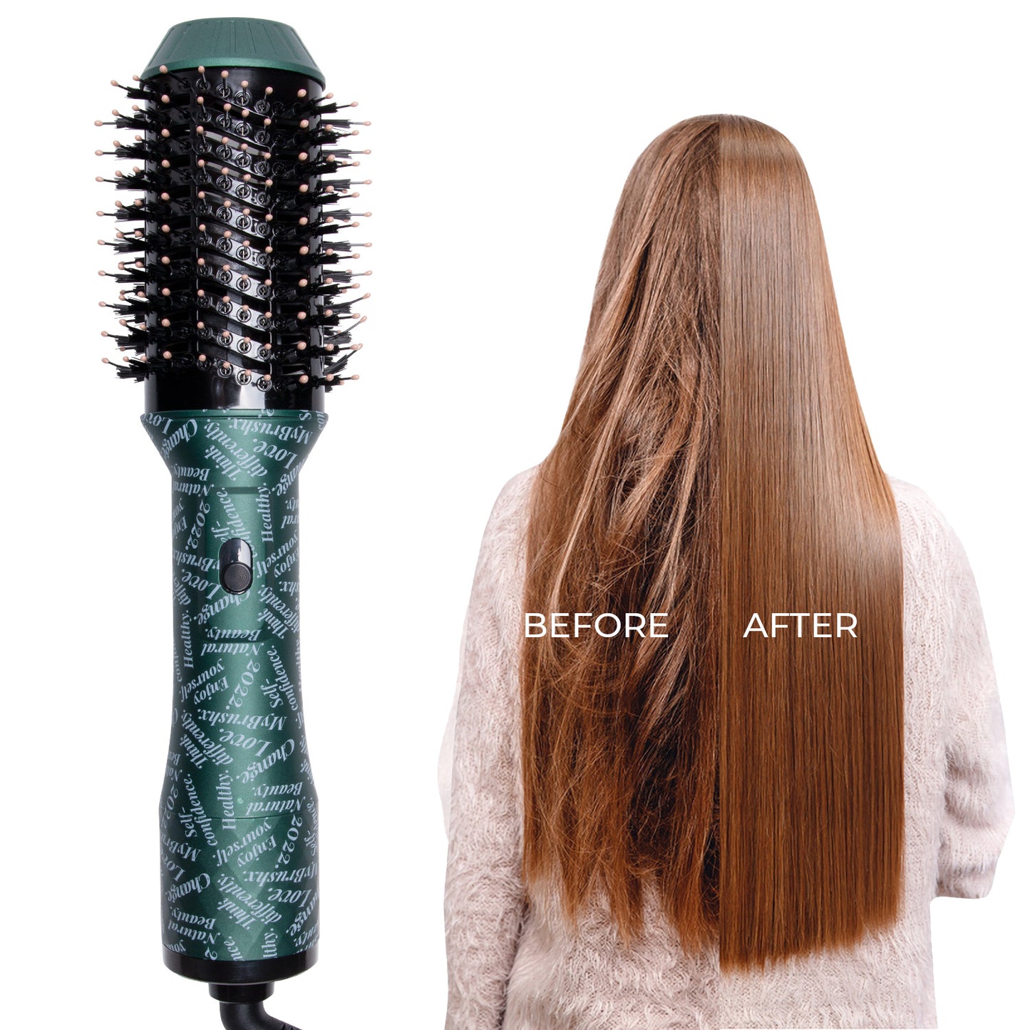 Hair Dryer Brush Hot Air Brush With Enhanced Barrel Beauty DealSniper.net