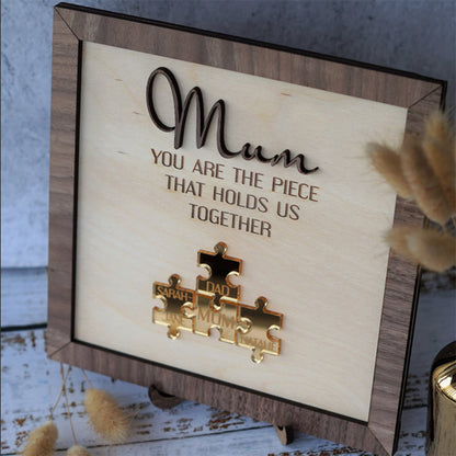 New Wooden Personalized DIY Puzzle Frame Home Decor Gym From House