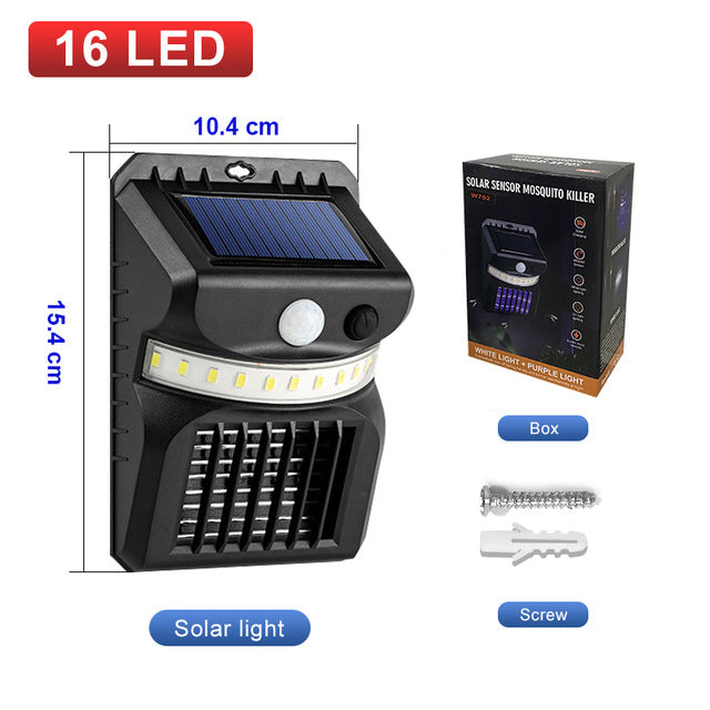 New Solar Wall Lamp Upgrades Mosquito Repellent Function House Gym From House W792