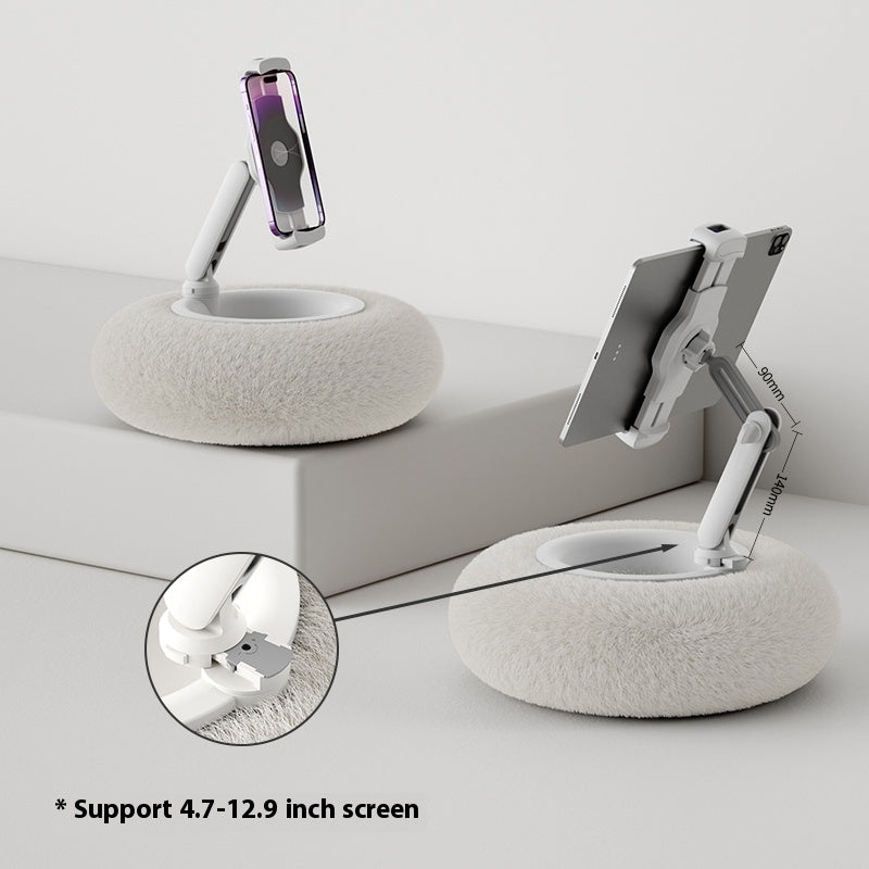 Mobile Phone Tablet Rotating Bracket Electronics DealSniper.net Glacier White
