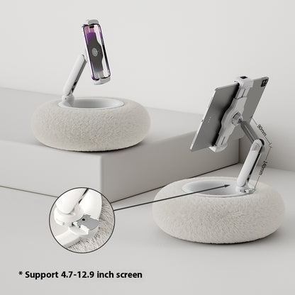 Mobile Phone Tablet Rotating Bracket Electronics DealSniper.net Glacier White