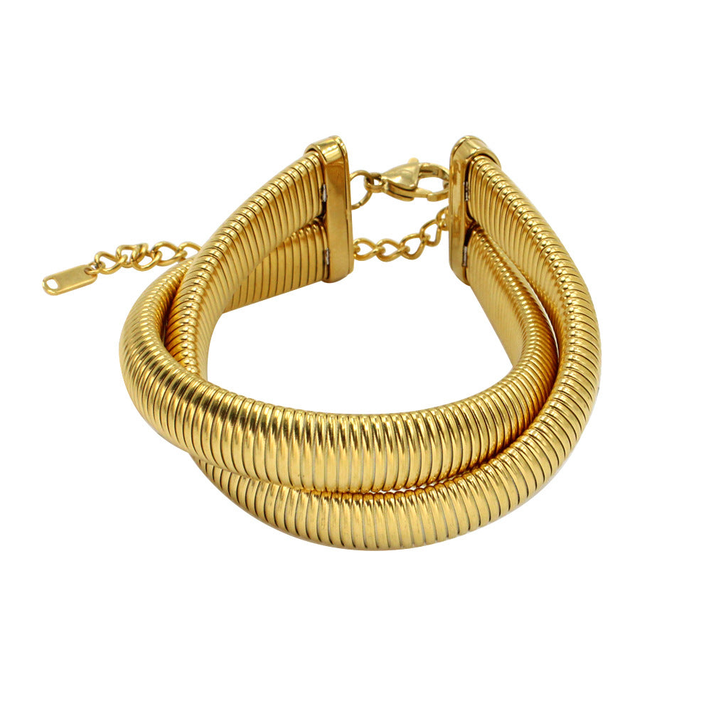 Personalized Design New Bracelet Necklace For Women Jewelry Gym From House 12mm Gold Bracelet