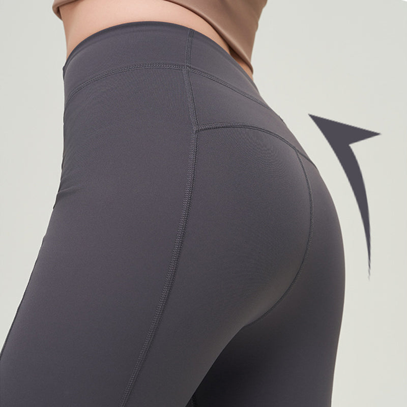 High Waist Zipper Bell-bottom Trousers For Women Slimming Women Gym From House