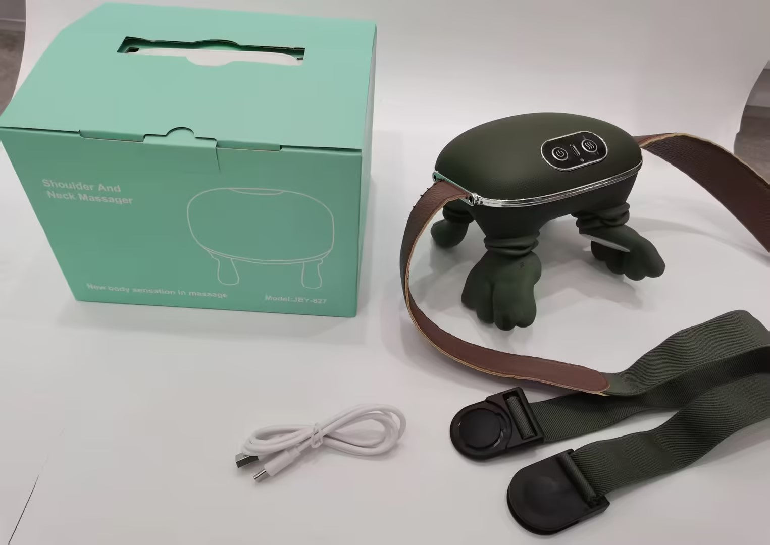 Electric Neck And Shoulder Muscle Massager Relax Pain Relief Health Gym From House