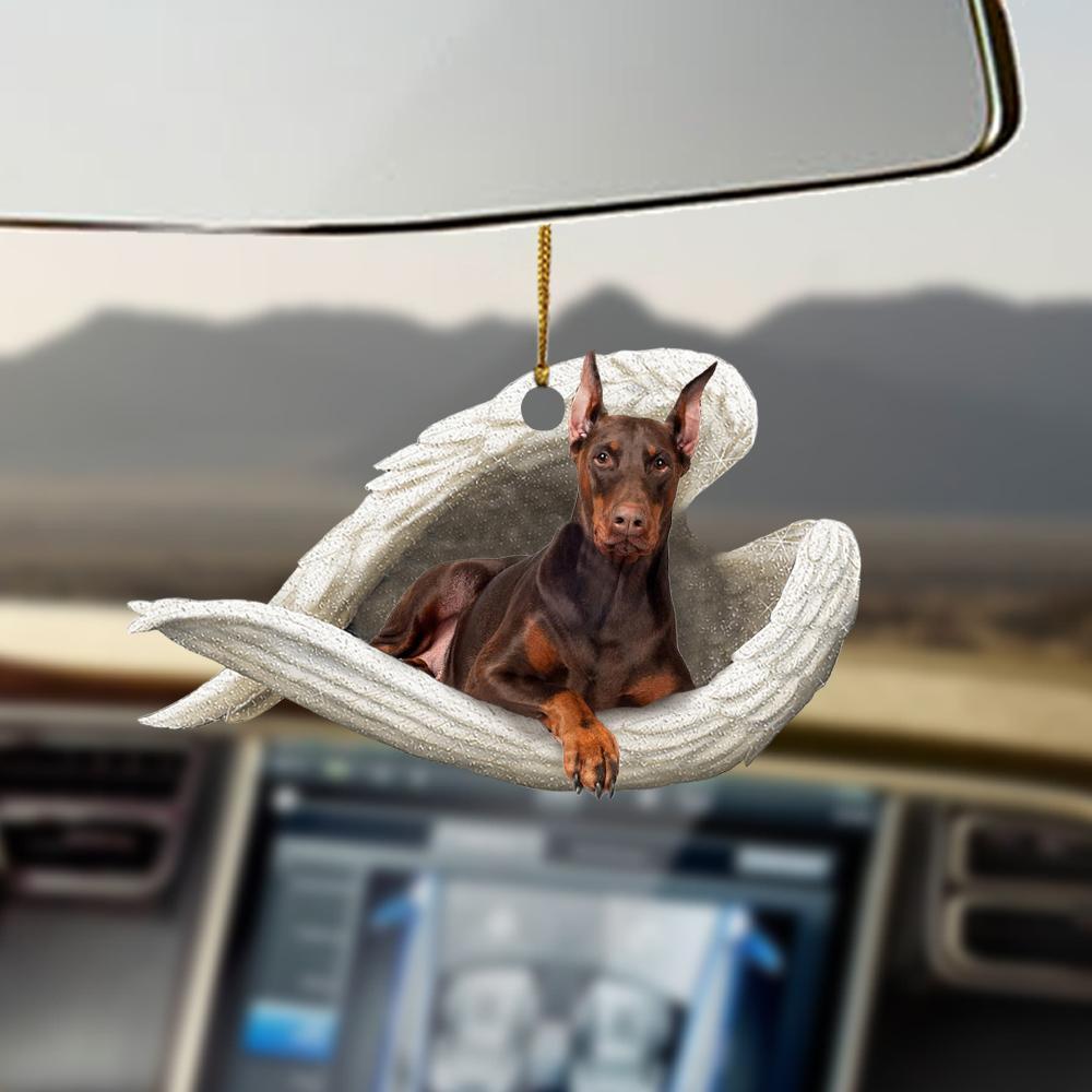 Car Pendant Sleeping Dog Angel Home Decor Acrylic Showcase Hanging Ornaments For Doors Vehicle DealSniper.net 13Style