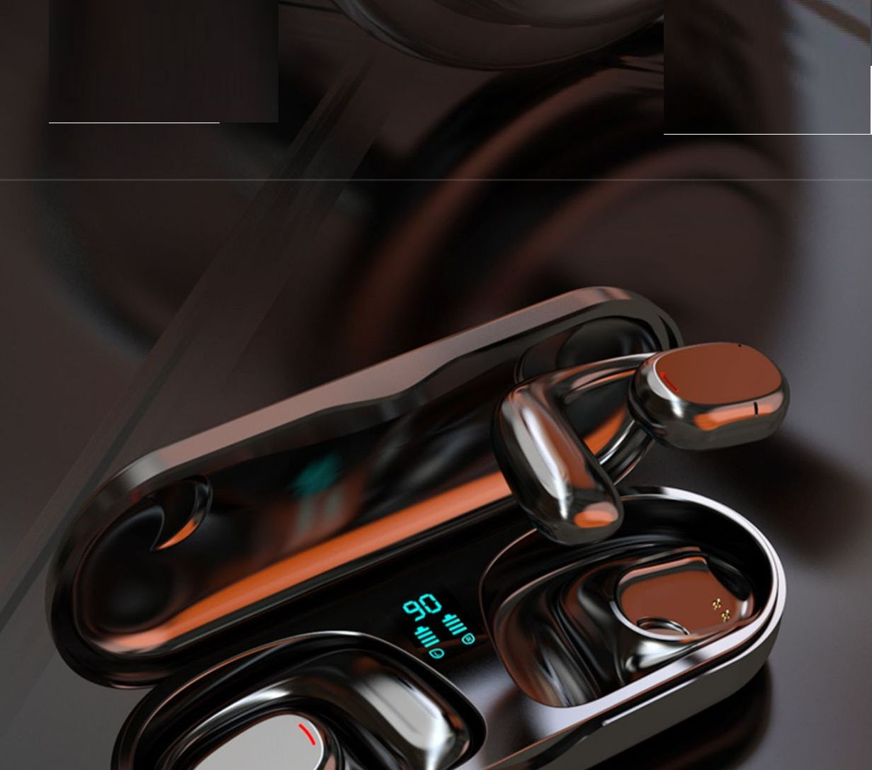 Earplug Type Bilateral Stereo Bluetooth Headset Electronics dealsniper-net