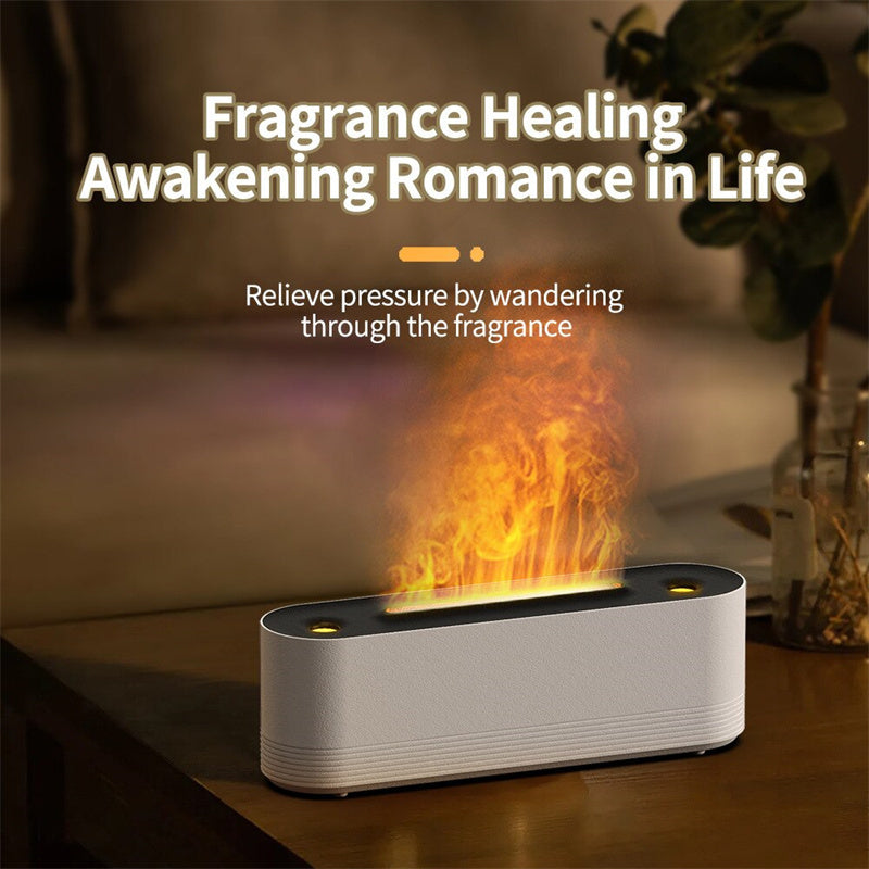 Flame Air Humidifier Ultrasonic 7 Colors Aroma Diffuser