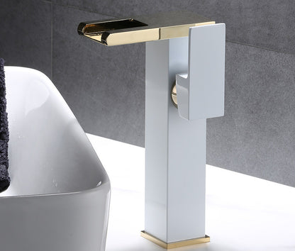 High End Copper LED Waterfall Faucet Home dealsniper-net