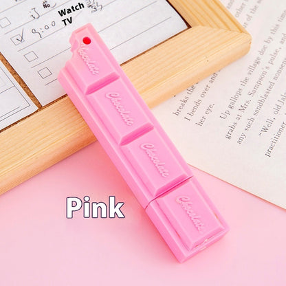 Creative Chocolate Ballpoint Pen Cartoon Gadgets dealsniper-net Bullet Type0.5 Pink Chocolate Ballpoint Pen