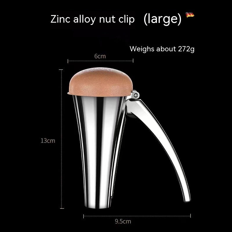 Zinc Alloy Pecan Nut Cracker Walnut Nutcracker Pine Kitchen Gym From House Flip Large Silver