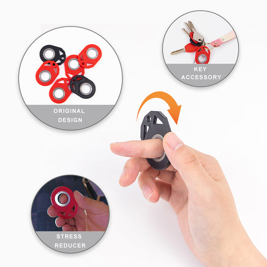 Creative Fidget Spinner Toy Keychain Hand Spinner Anti-Anxiety Toy